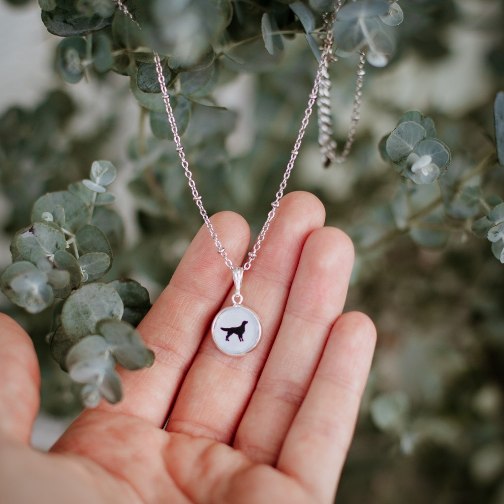 Halskette Hund mit Wunschmotiv 